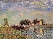 Alfred Sisley The Canal du Loing at St-Mammes Germany oil painting artist